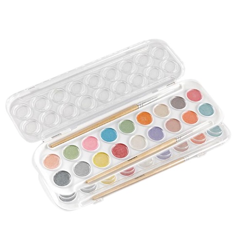 18 кольорів Metallic Watercolor Perfect Travel Watercolor Set